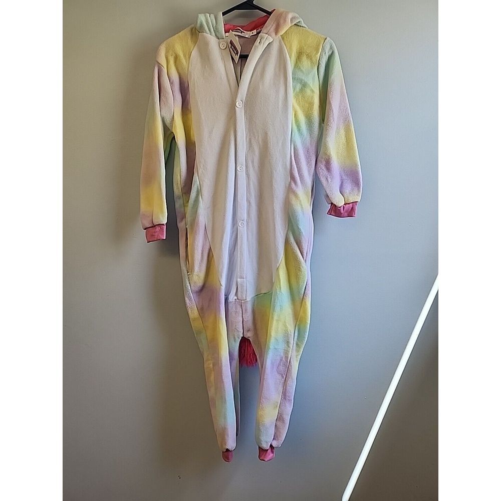 Childs M Pastel Unicorn Costume‎ w Pockets Halloween, Dress up, Party, Cosplay